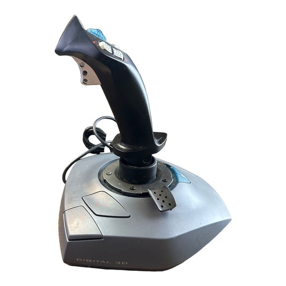 Logitech Wingman Extreme Digital 3D Joystick Gaming With USB Adapter - Picture 3 of 8